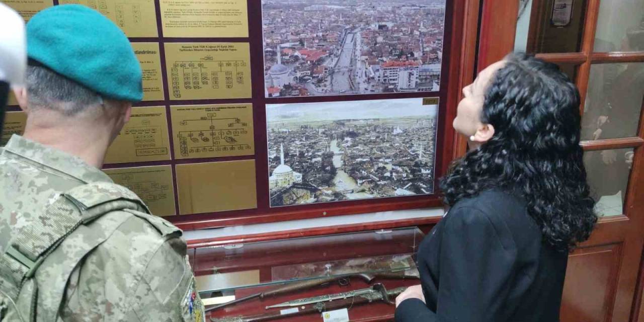 Kosova Cumhurbaşkanı Osmani, Mehmetçiğin İftar Yemeğine Katıldı