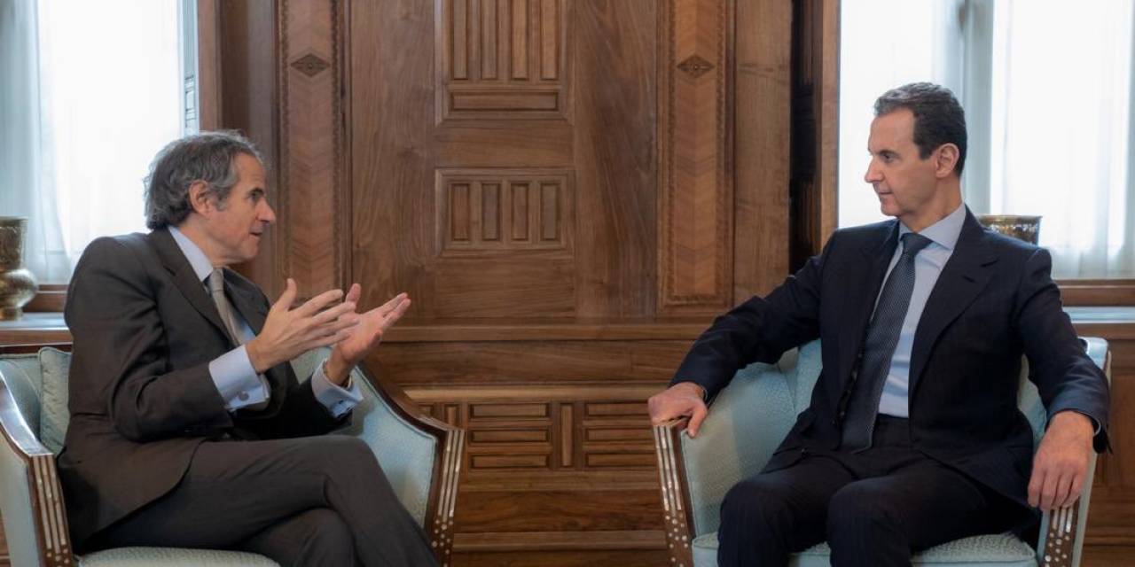 Iaea Genel Direktörü Grossi, Suriye Devlet Başkanı Esad İle Bir Araya Geldi