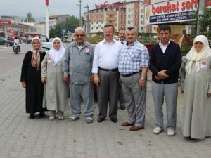 Çaycuma’da İlk Hacı Kafilesi Karşılandı