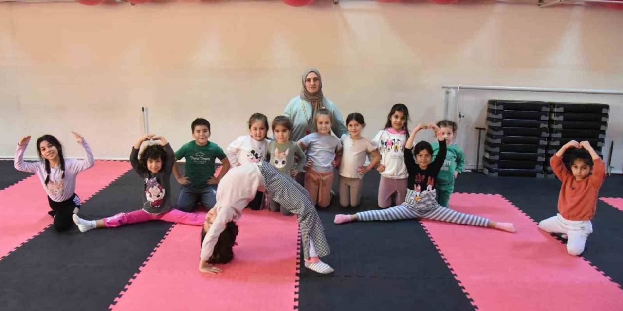 Yunusemreli Çocuklar Spora İlk Adımı Cimnastikle Atıyor
