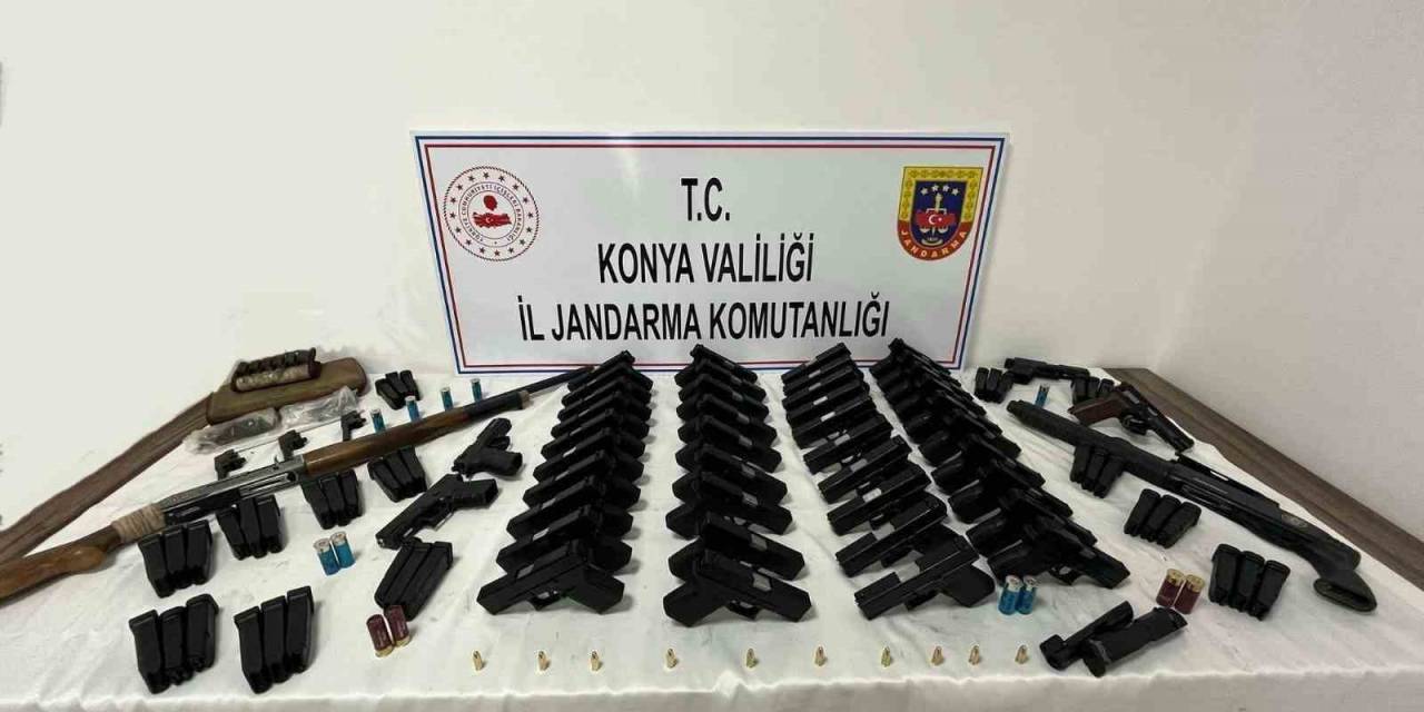 Konya’da Jandarmadan Silah Kaçakçılarına Operasyon