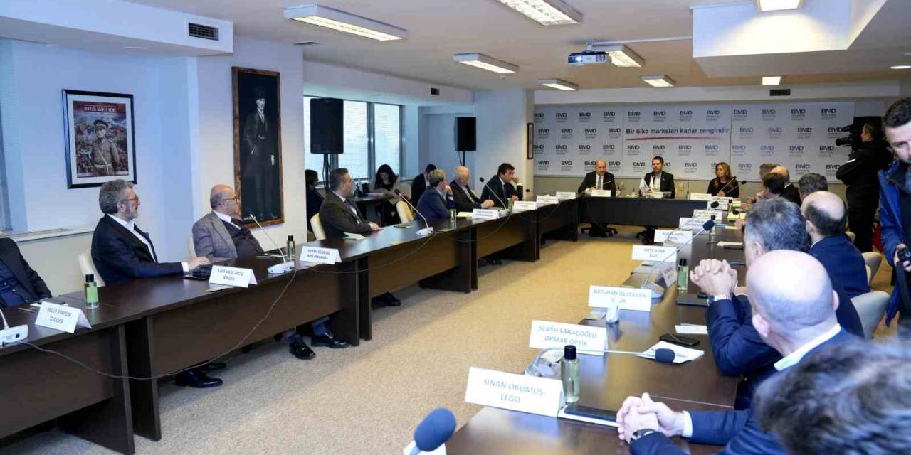 İbb Başkan Adayı Murat Kurum, Birleşmiş Markalar Derneğini Ziyaret Etti