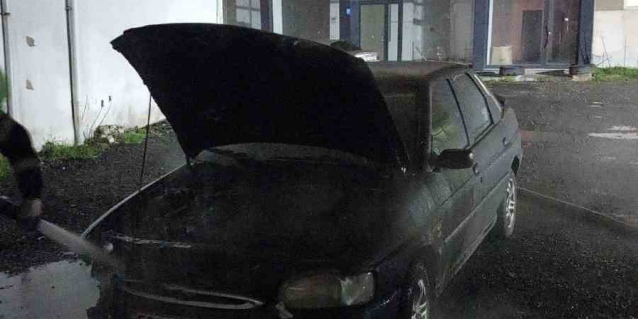 Çorlu’da Araç Yangını