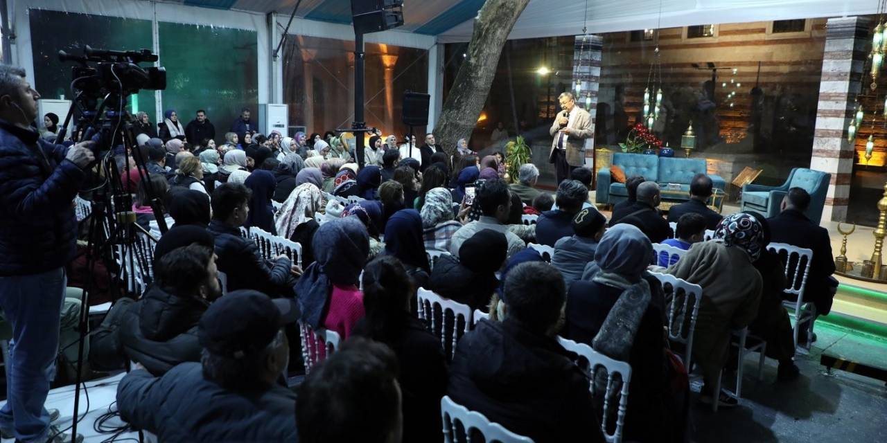 Ramazan Sohbetlerinin Konuğu Yazar Hayati İnanç Oldu