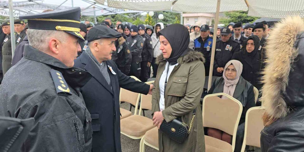 Tokat’ta Kalp Krizi Sonucu Vefat Eden Polis Memuru İçin Tören Düzenlendi