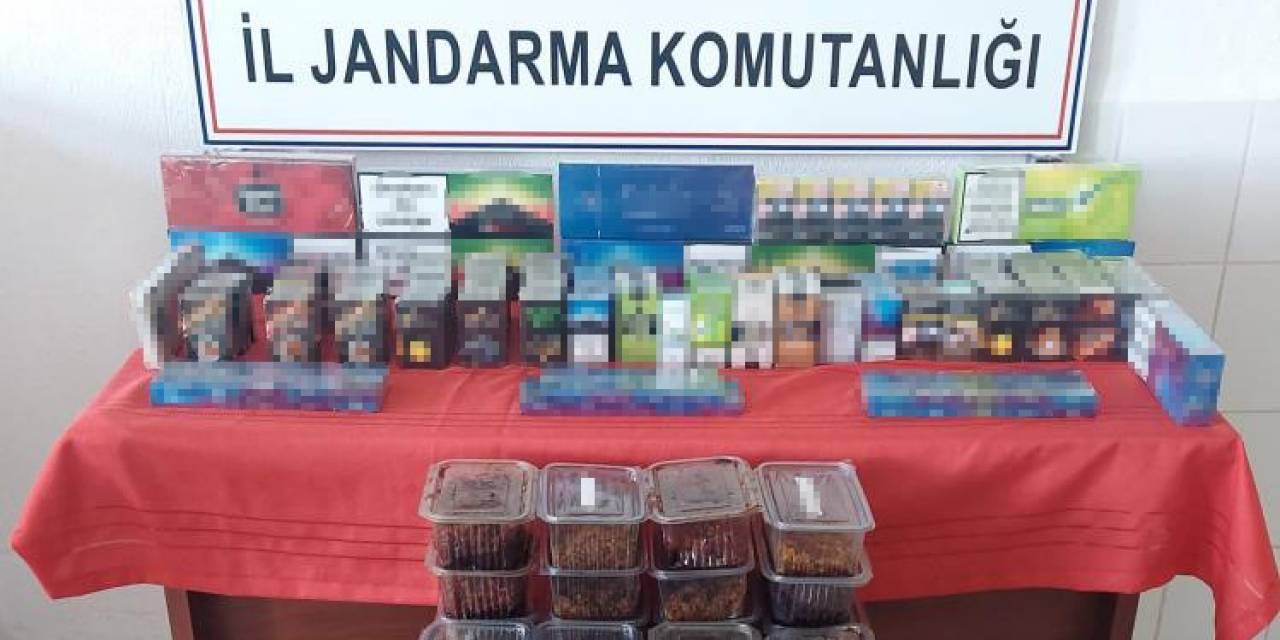 Jandarmadan Kaçak Tütün Ve Sigara Operasyonu