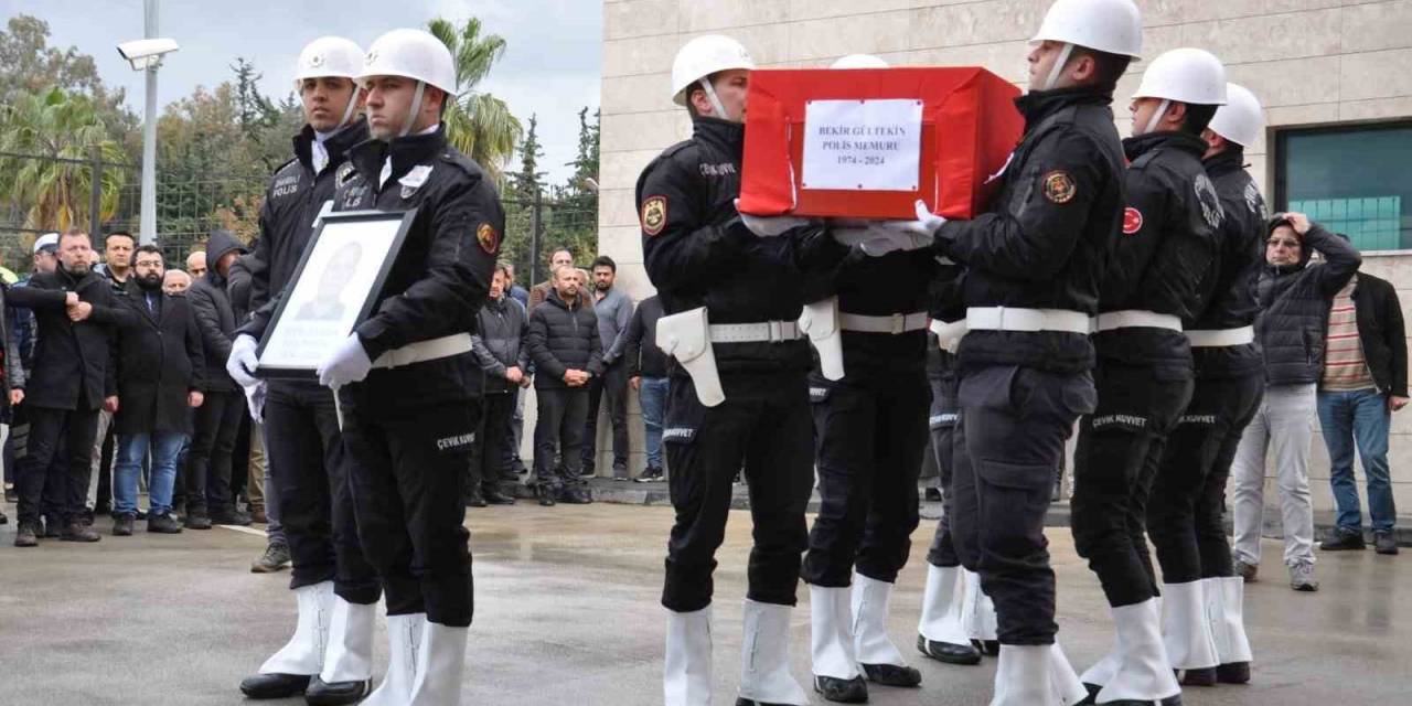 Görev Başında Hayatını Kaybeden Polis Memurunun Cenazesi Törenle Hatay’a Uğurlandı