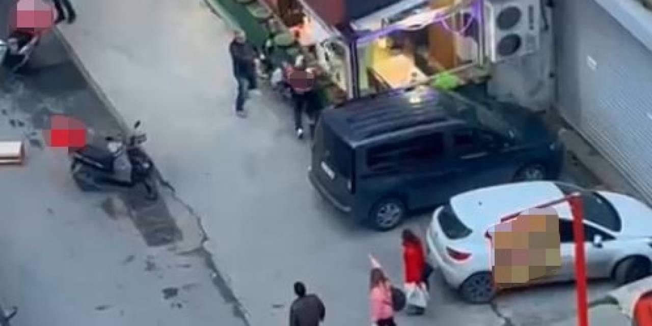 Esnaf İle Motor Kuryeler Arasında “Paketleme” Kavgası Kamerada
