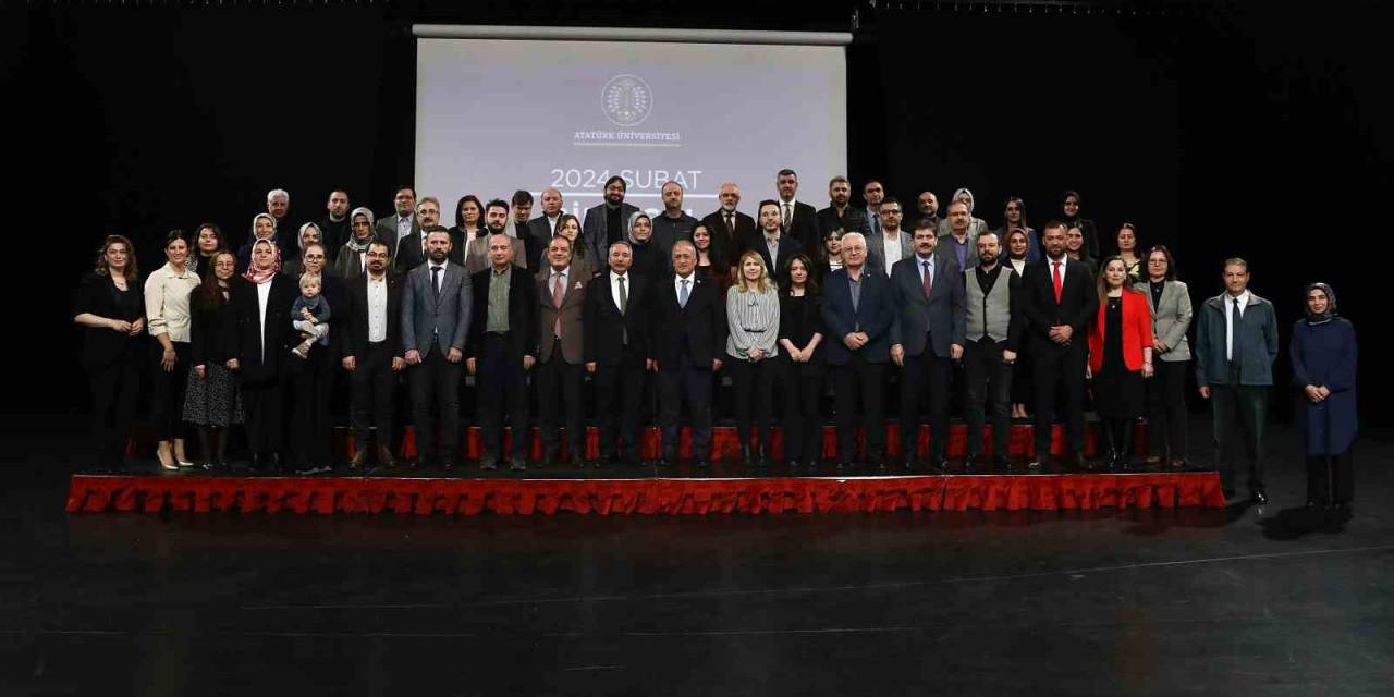 Atatürk Üniversitesi’nde Bilimsel Teşvik Töreni