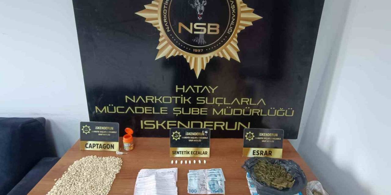 İskenderun’da Ev Aramasında Uyuşturucu Madde Ele Geçirildi