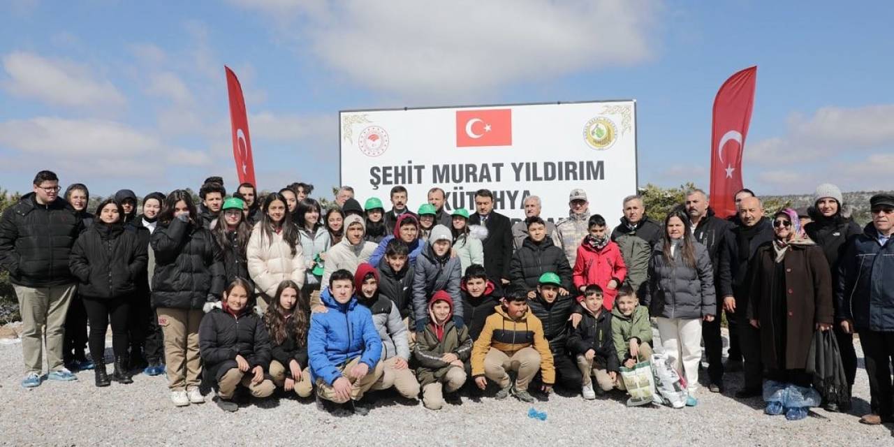 Kütahya’da Orman Şehitlerinin İsmi Hatıra Ormanında Yaşayacak
