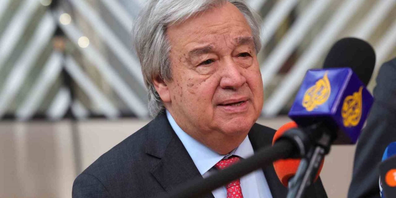 Bm Genel Sekreteri Guterres: "ukrayna’da Olduğu Gibi Gazze’de De Çifte Standart Uygulamadan İlkelere Bağlı Kalmalıyız”