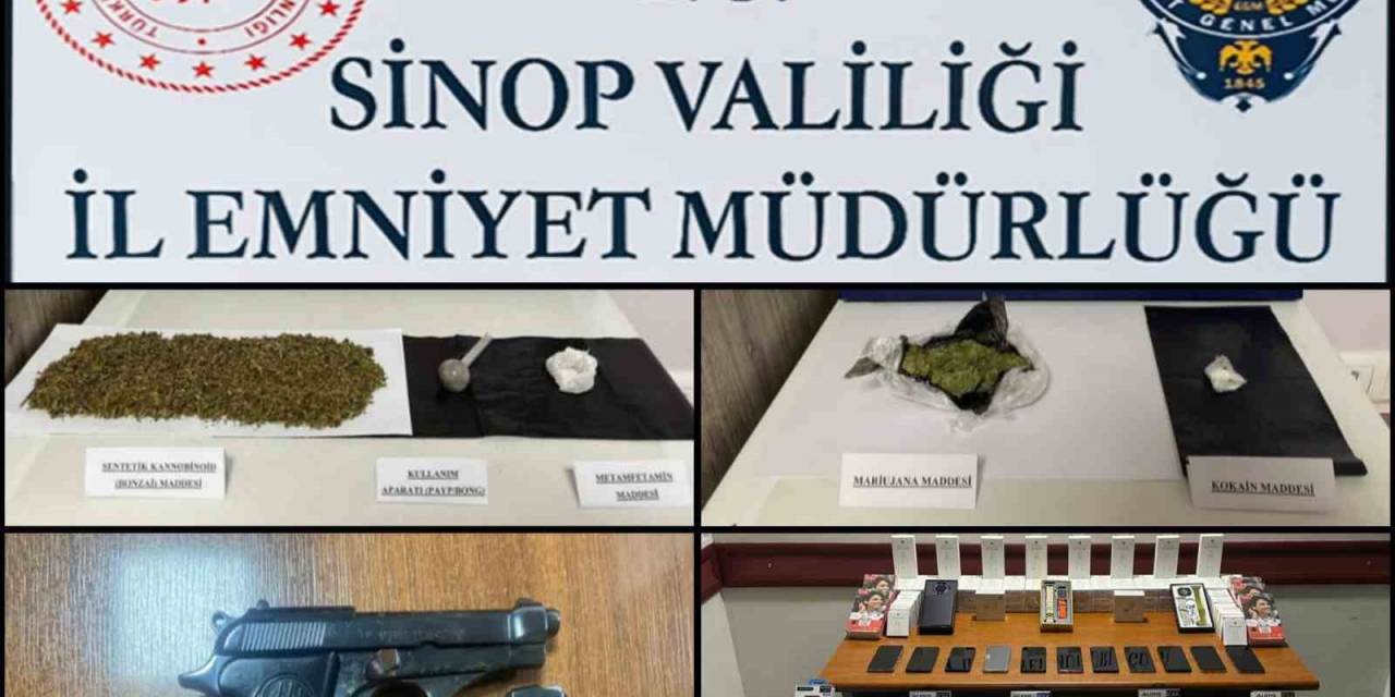 Sinop’ta 1 Haftada 23 Şüpheli Şahıs Yakalandı