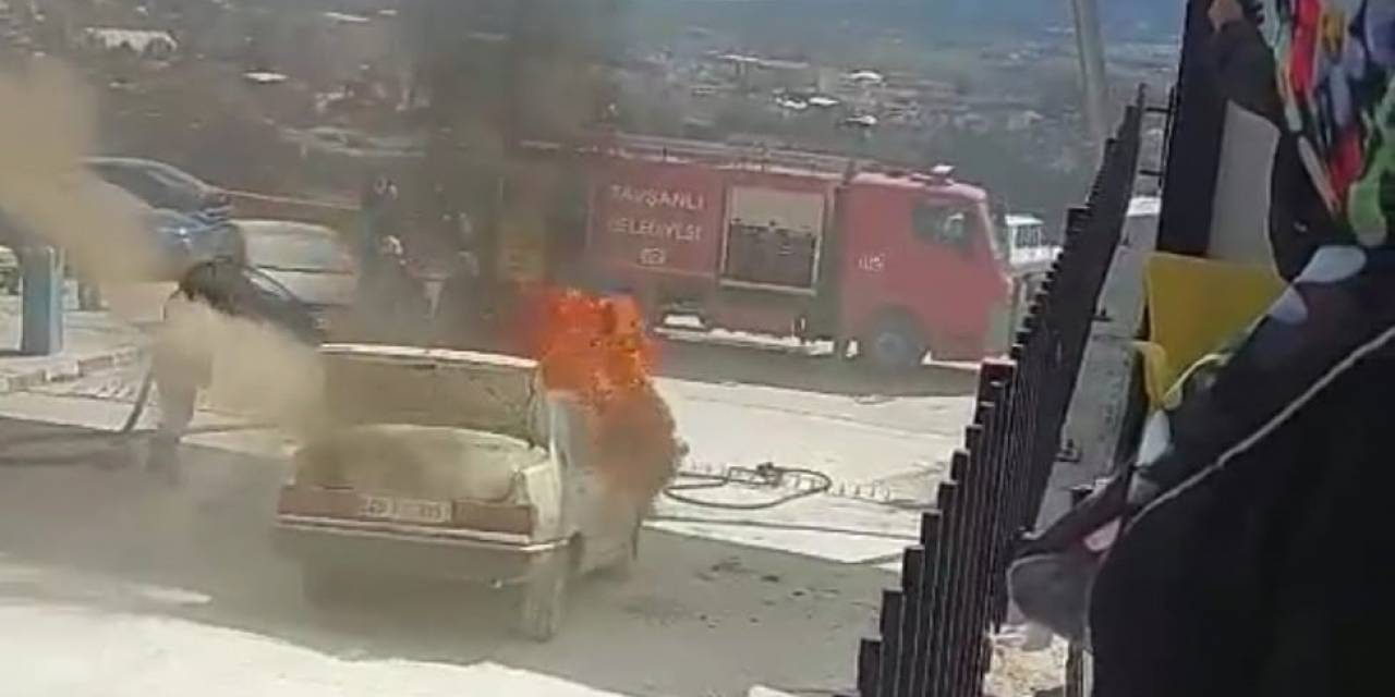 Tavşanlı’da Araç Yangını