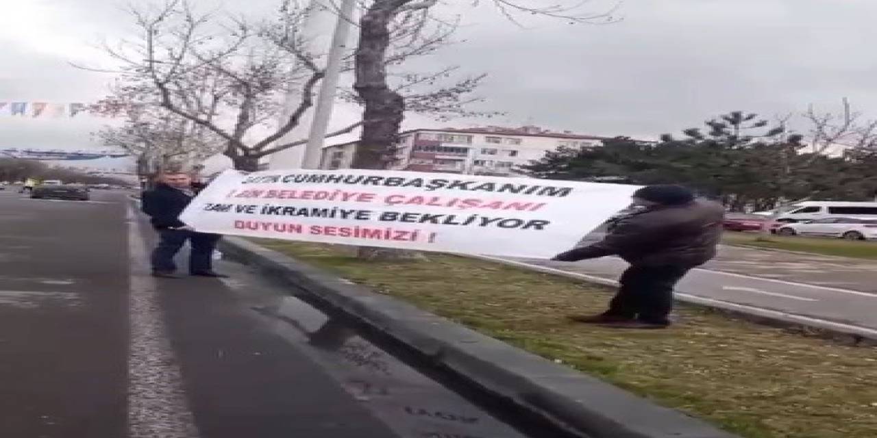 Belediye Çalışanları Cumhurbaşkanından Yardım İstedi