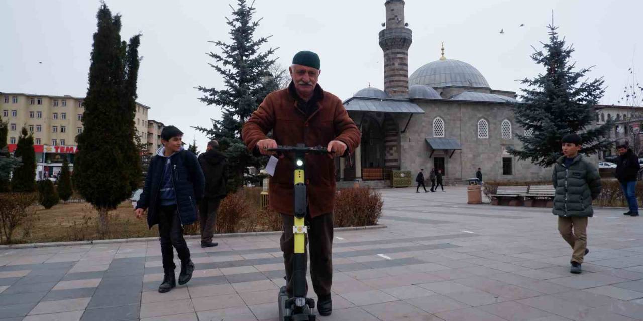 Erzurum’da Scooterlar Yollara Çıktı, İhtiyarlar Scooterı Sevdi