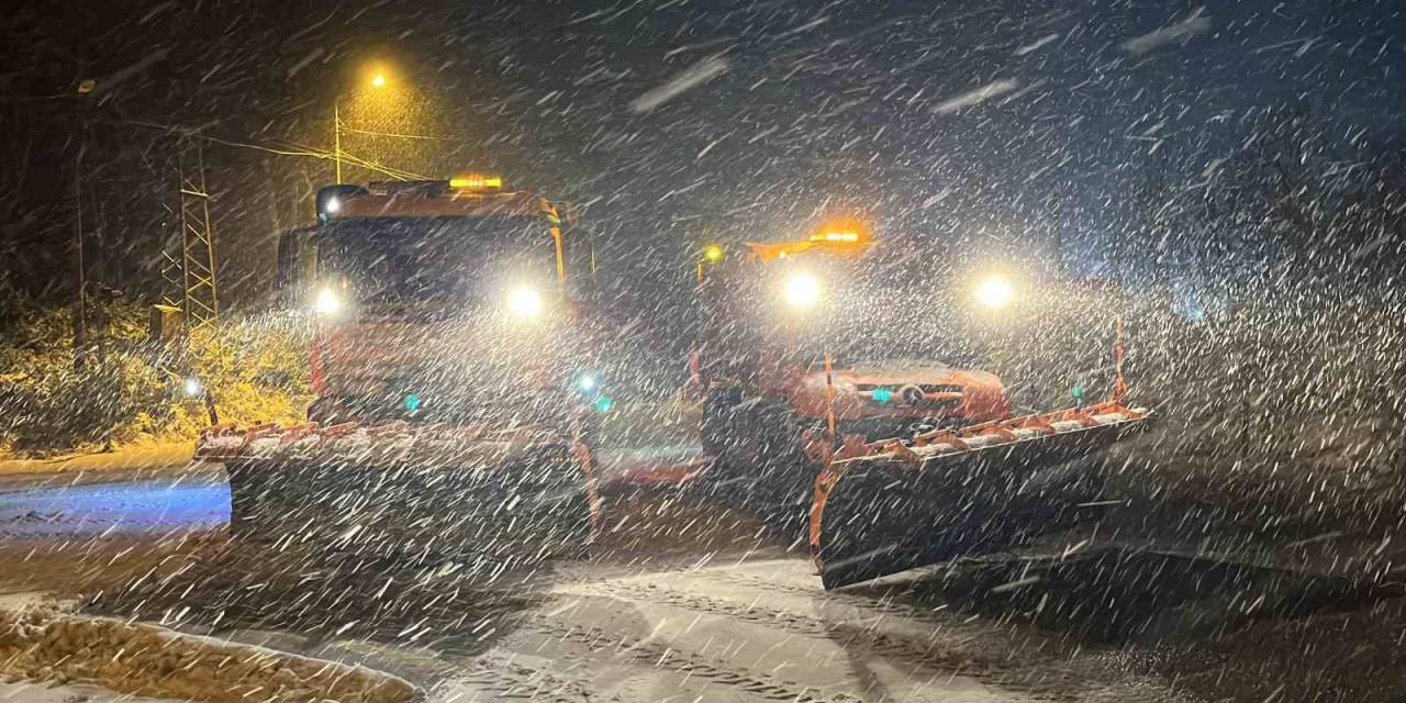 Bolu Dağı’nda Kar Yağışı Etkili Oluyor