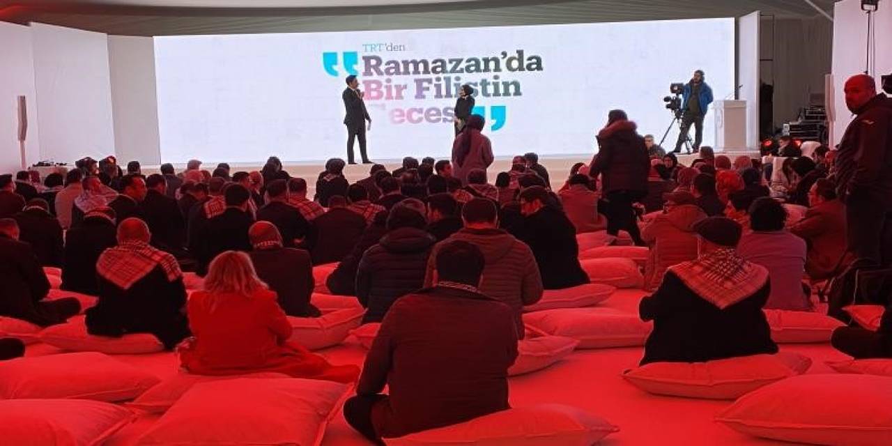 Trt’nin "Ramazan’da Bir Filistin Gecesi" Etkinliğinin İlki Düzenlendi