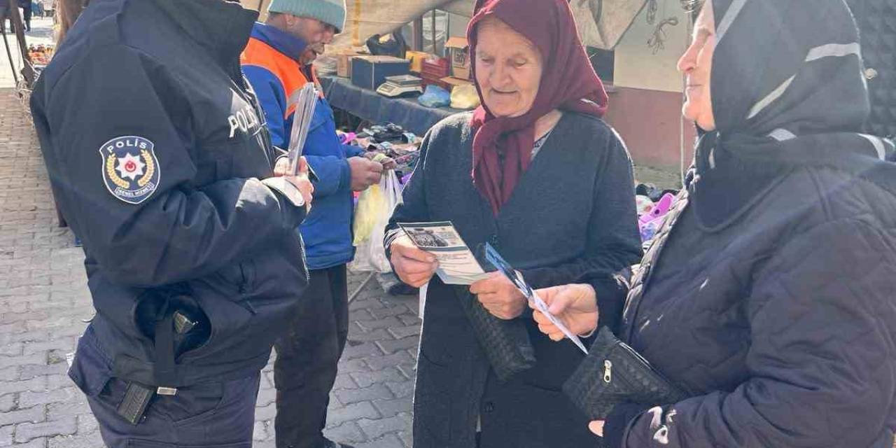 Pehlivanköy’de Polisten Vatandaşa Broşürlü Uyarı