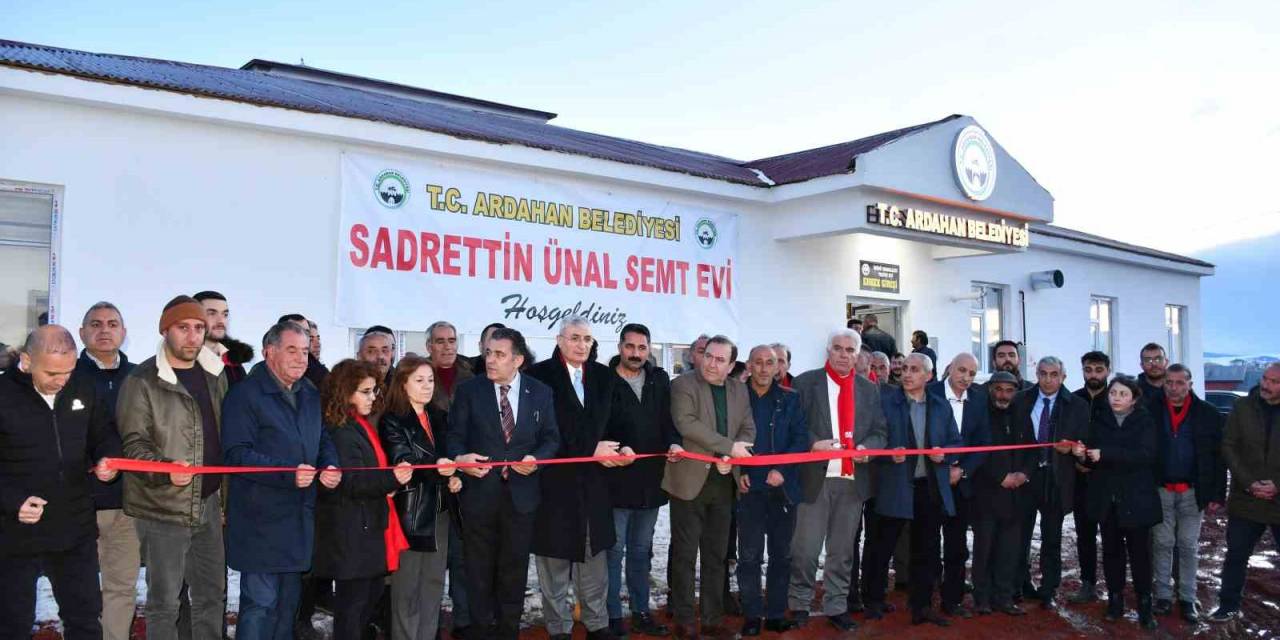 Mahalleli Taziye Evine Kavuştu