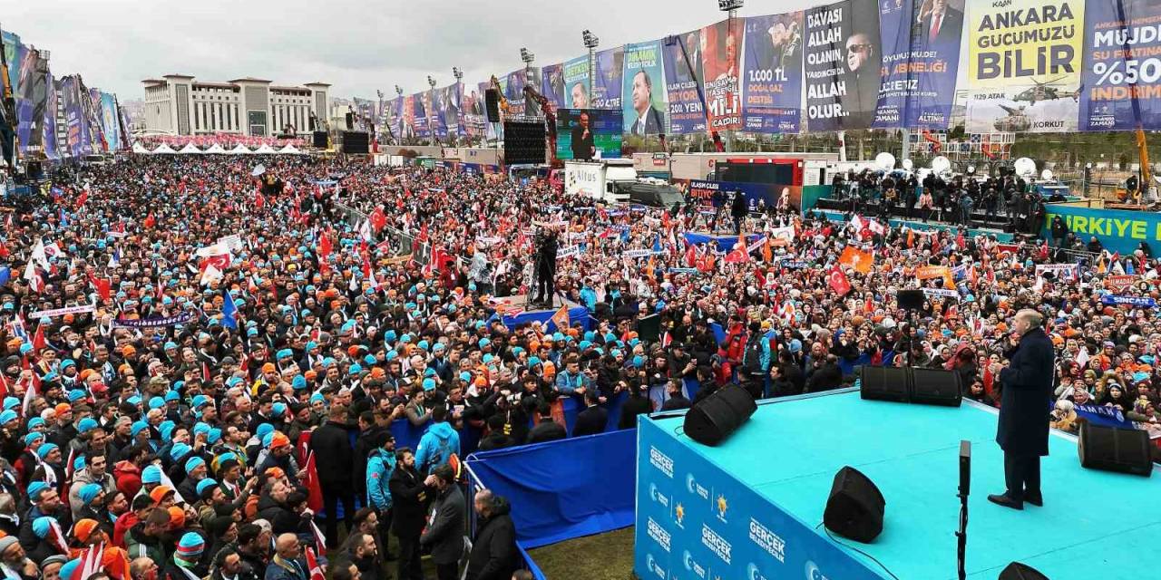 Cumhurbaşkanı Erdoğan: “Ankara’yı Başkentlik Sıfatına Uygun Hizmet Veremeyenlerden Kurtarmanın Vakti Çoktan Gelmiştir”