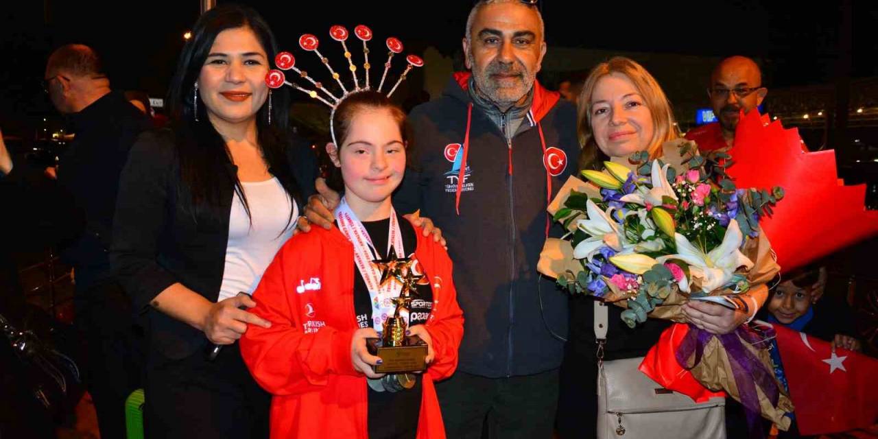 Down Sendromlu Selin Naz, Dünya Şampiyonu Oldu