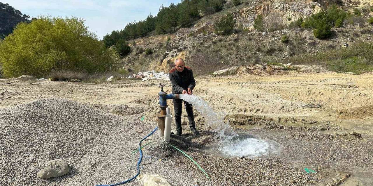 Taşkuyucak’ın Yeni Sondajında Su Verimi 10 Litre