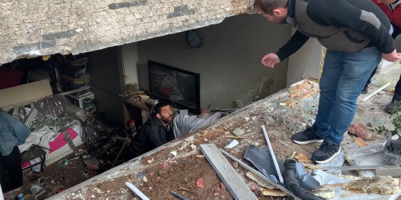 Beşiktaş’ta Fren Yerine Gaza Basan Kadın Sürücü Bir Kadına Çarpıp Eve Daldı