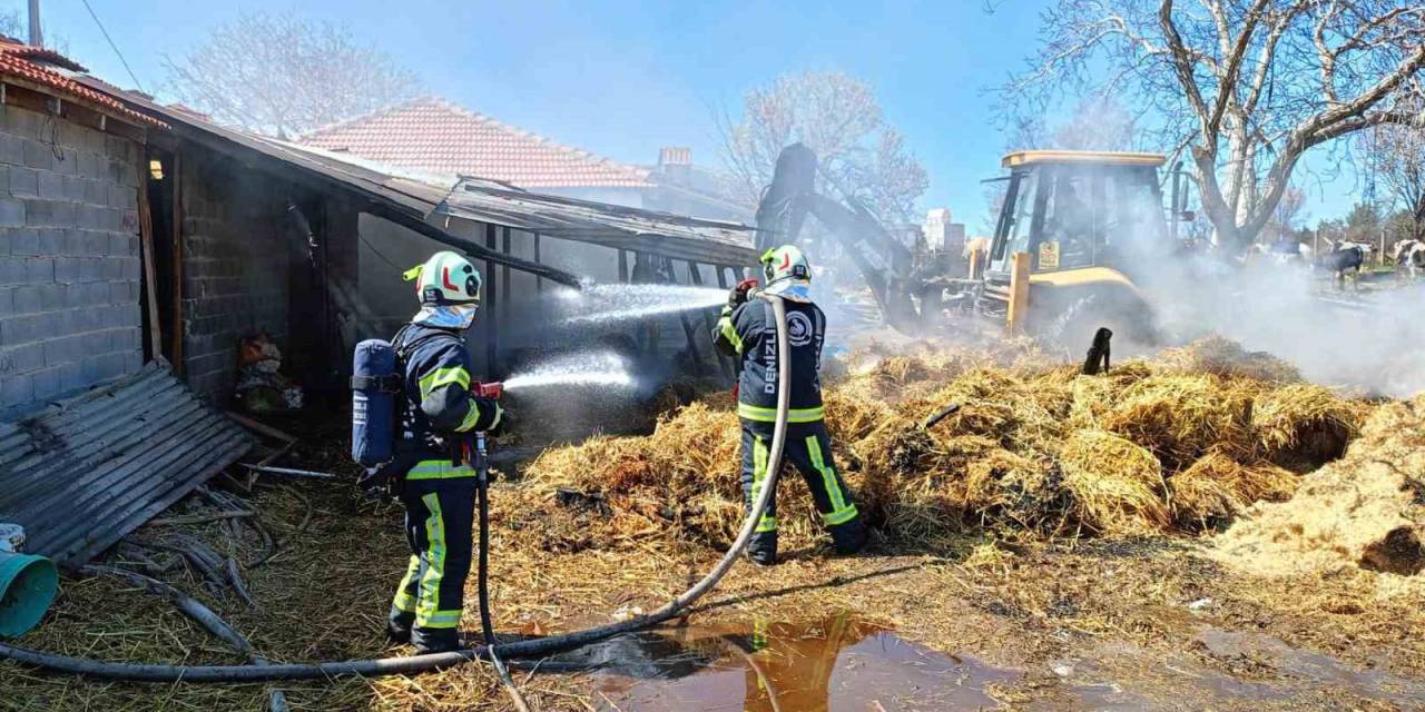 Besihanede Çıkan Yangın Paniğe Yol Açtı