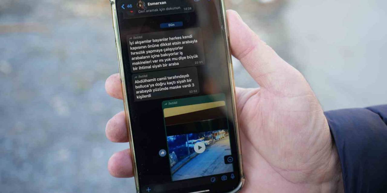 Gruba Gelen "Hırsız Var" Mesajını Önemsemeyince Aracı Soyuldu