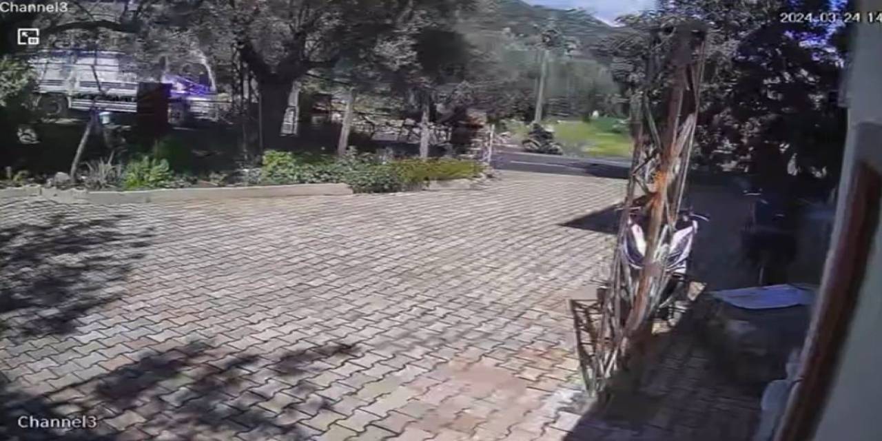 Motosikletlinin Ölüme Gidişi Kamerada