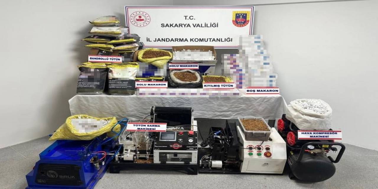 Sakarya’da 29 Bin 600 Makaron Ele Geçirildi