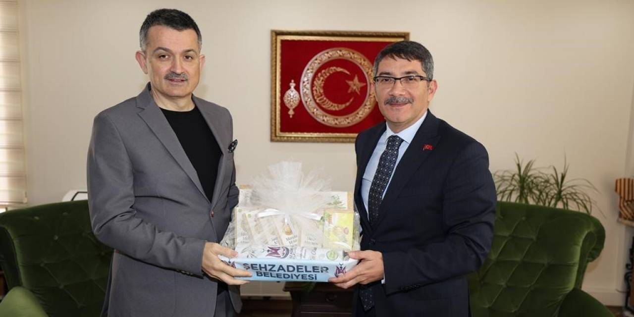 Geçmiş Dönem Tarım Bakanı Pakdemirli’den Başkan Çelik’e Ziyaret