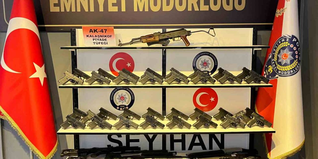 Adana’da Ruhsatsız Silah Yakalatan 9 Kişi Tutuklandı