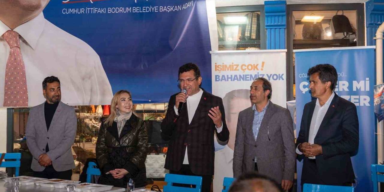 Cumhur İttifakı Bodrum Belediye Başkan Adayı Tosun’dan “Hizmet Seferberliği” Sözü