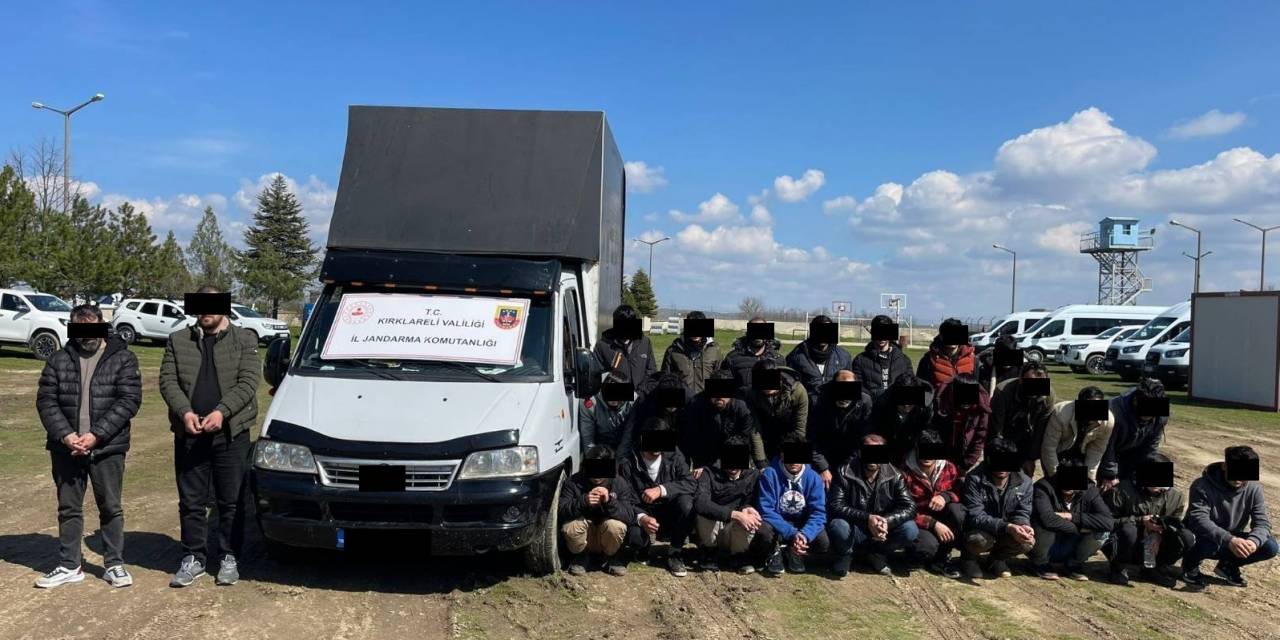 Kırklareli’nde 111 Kaçak Göçmen Yakalandı