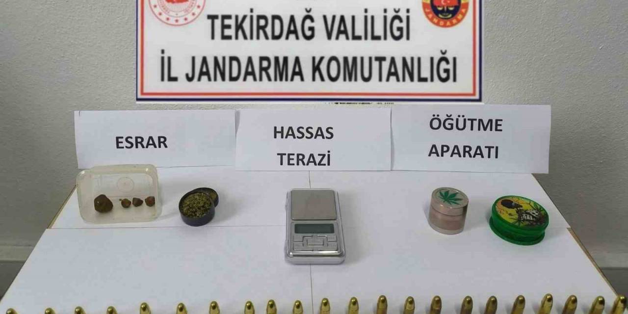 Tekirdağ’da Tabanca Ve Uyuşturucu Ele Geçirildi