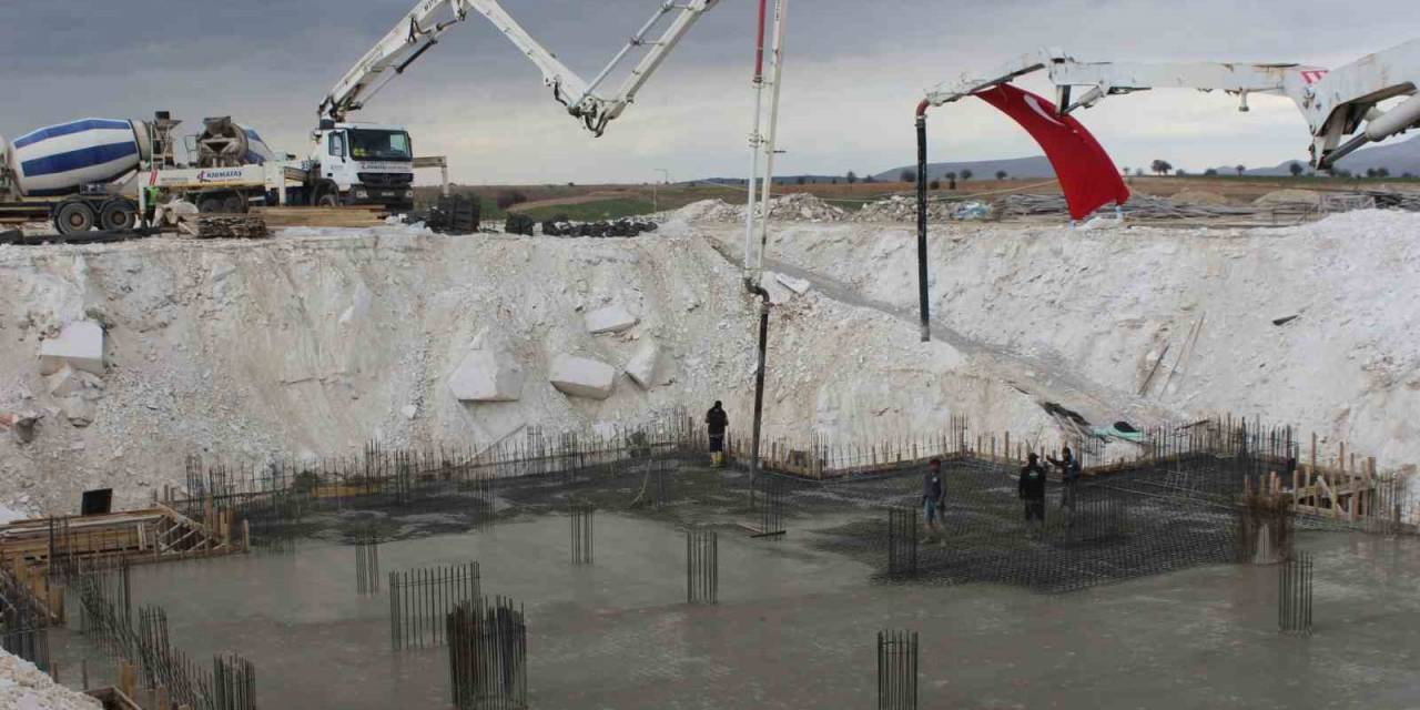 Beyşehir’de Osb’de Yapılan Caminin Temeli Dualarla Atıldı