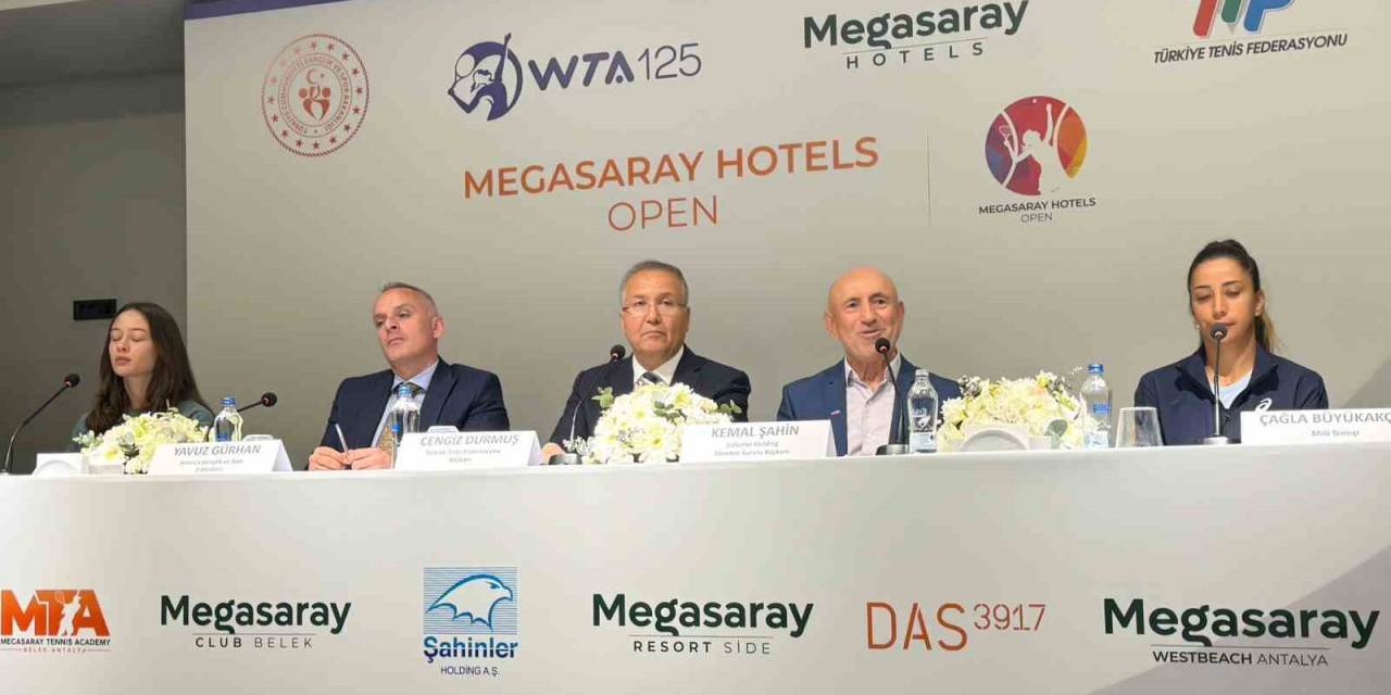 Megasaray Hotels Open Tenis Turnuvası’nın Basın Toplantısı Gerçekleştirildi