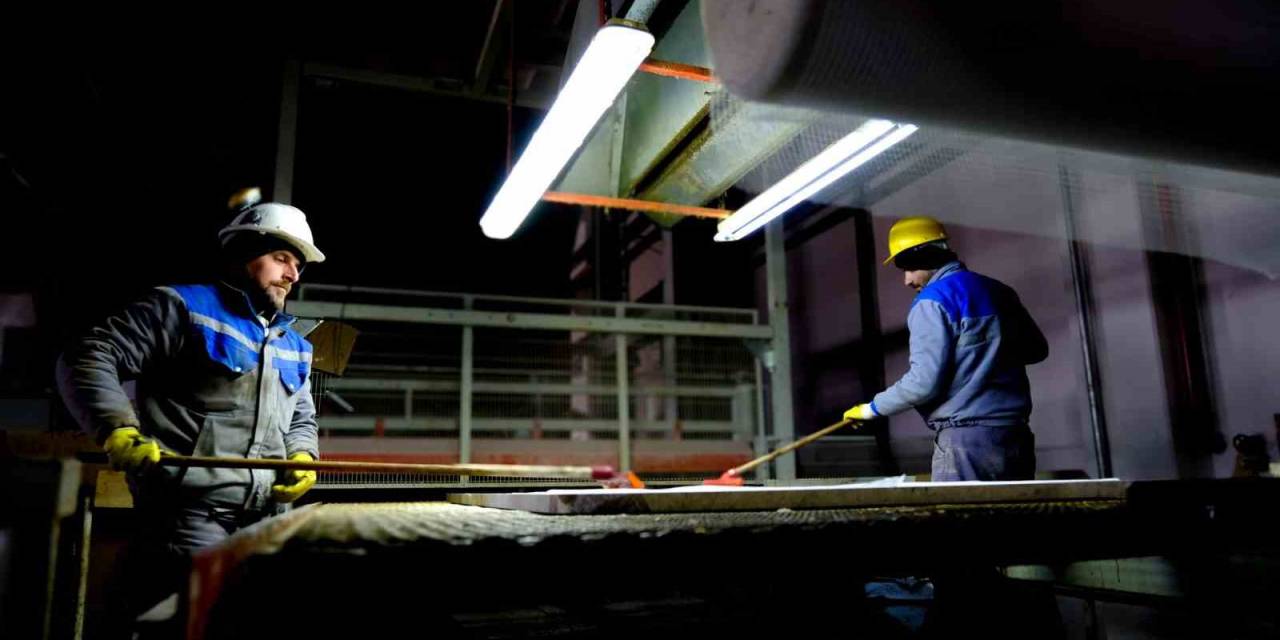 Vali Eldivan, Doğal Taş Fabrikası’nda İncelemelerde Bulundu