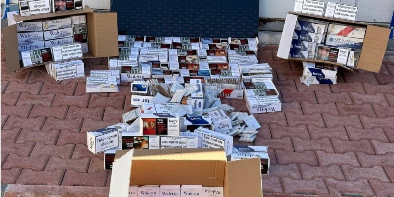 Malatya’da Kaçak Alkol İle Makaron Ele Geçirildi