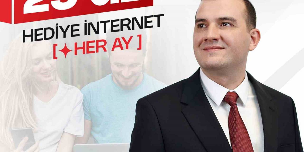 Pehlivan’dan Gençlere Bireysel 25 Gb İnternet Sözü