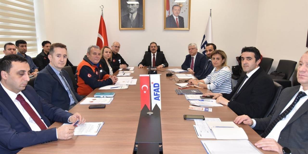 Tekirdağ’da Risk Azaltma Planı Toplantısı