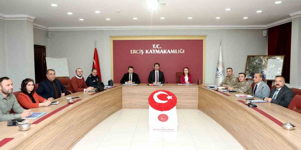 Erciş’te ’seçim Koordinasyon Ve Güvenliği Toplantısı’ Düzenlendi