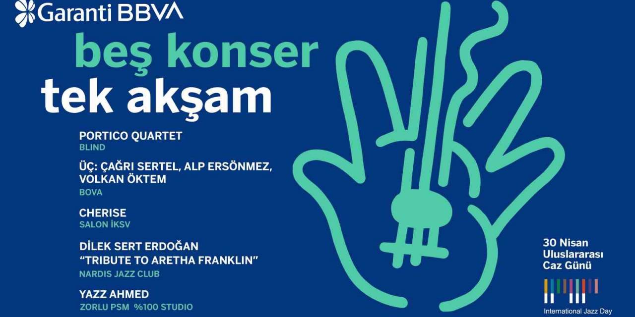 Garanti Bbva, Uluslararası Caz Günü’nü Tek Akşamda 5 Konserle Kutlayacak