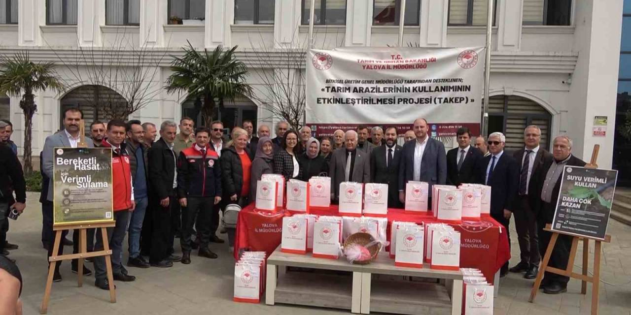 Yalova’da 104 Çiftçiye 300 Kilo Çalı Fasulye Tohumu Dağıtıldı