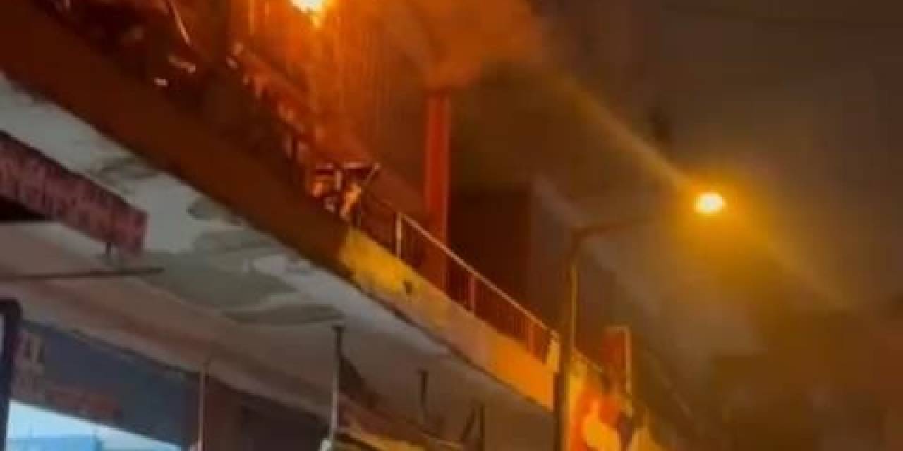 Ümraniye’de İş Yerinde Korkutan Yangın