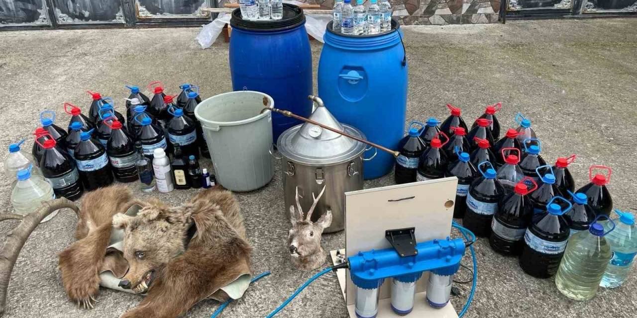 Çanakkale’de Jandarmadan Sahte Alkol Operasyonu