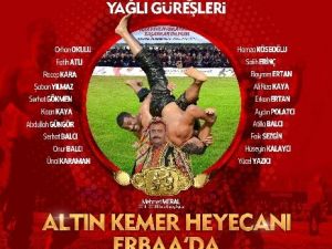 Erbaa’da Güreş Heyecanı Yaşanacak