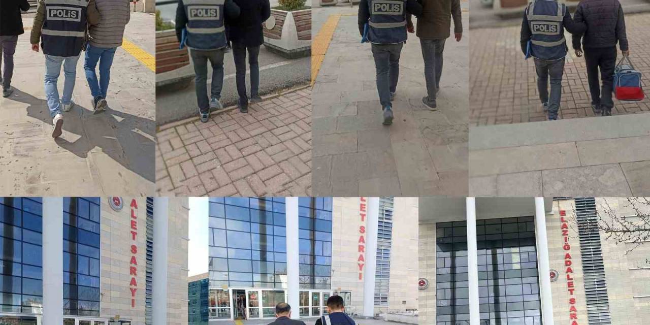 Elazığ’da Kesinleşmiş Hapis Cezaları Bulunan 27 Şahıs Yakalandı